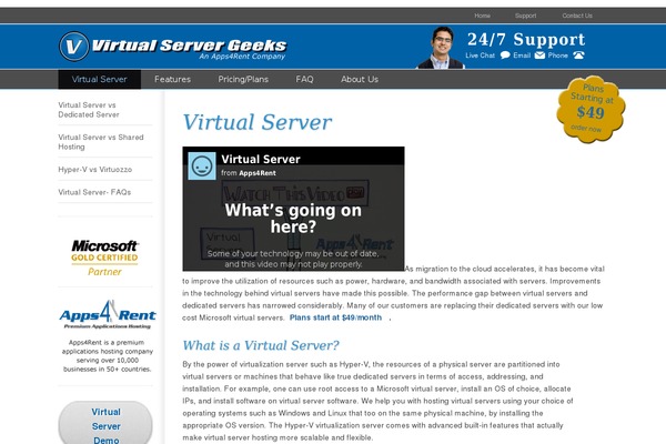 Webhosting theme site design template sample