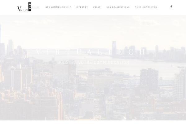 Alma theme site design template sample