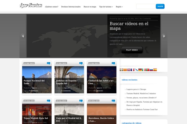 Evid theme site design template sample