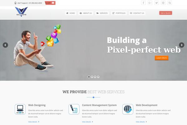 Site using Testimonials Slider plugin