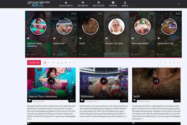 Explicit theme site design template sample