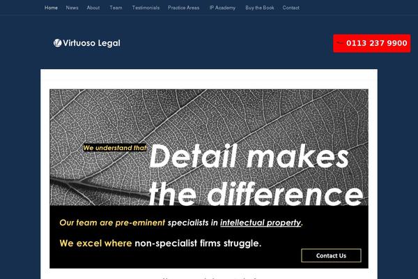 Virtuoso theme site design template sample