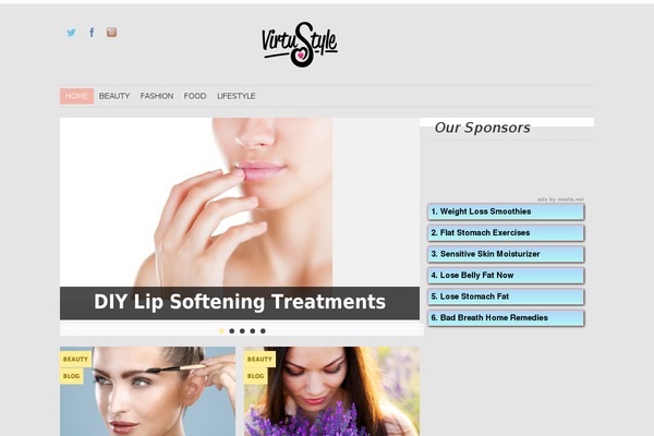 Jarida theme site design template sample