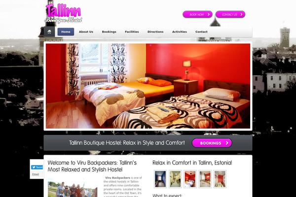 Paradise theme site design template sample