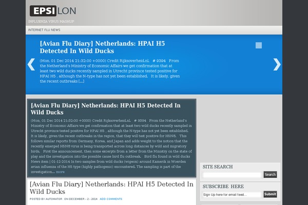Epsilon theme site design template sample