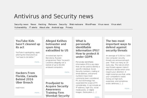 Site using Posts from a Category Widget plugin