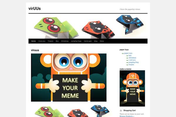 Site using CafePress Widget plugin