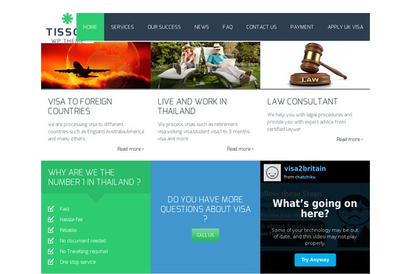 Materialis theme site design template sample