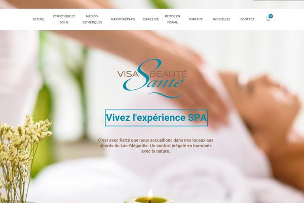 Aqua-child theme site design template sample