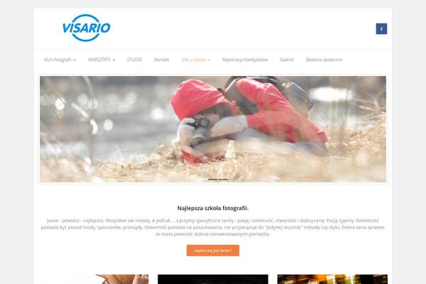 Sento theme site design template sample