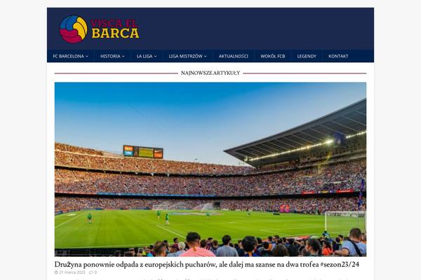 viscaelbarca.pl site used MH CampusMag