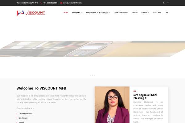 Redbiz theme site design template sample