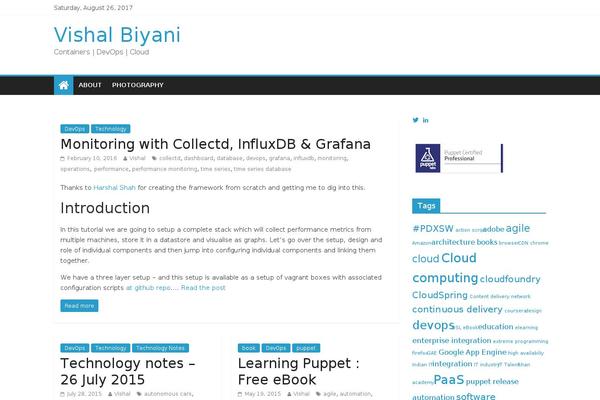 Site using Photonic Gallery for Flickr, Picasa, SmugMug, 500px, Zenfolio and Instagram plugin