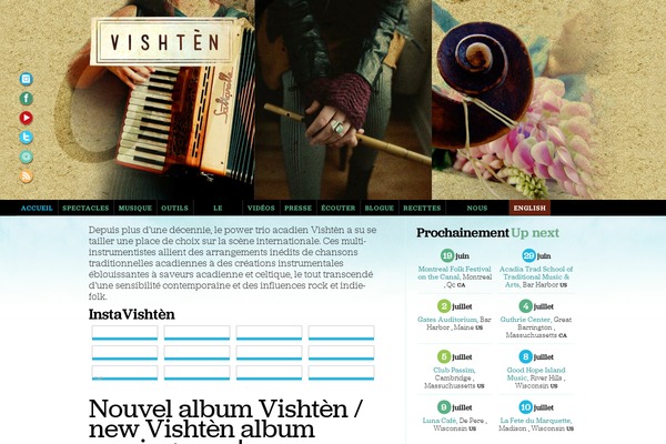 Site using GigPress plugin