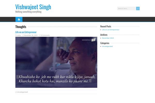 HappenStance theme site design template sample