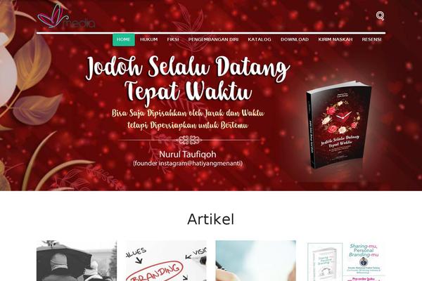 Bookshelf theme site design template sample