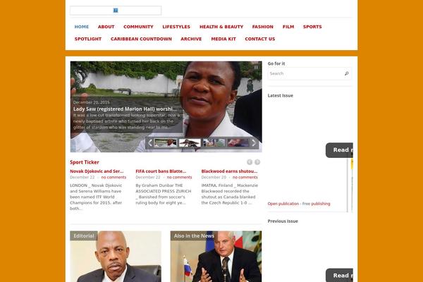 Max Magazine theme site design template sample