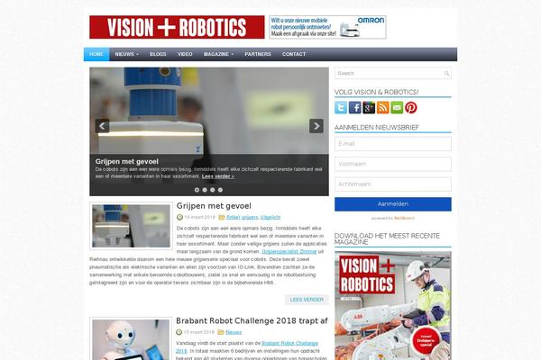 Newsmorning theme site design template sample