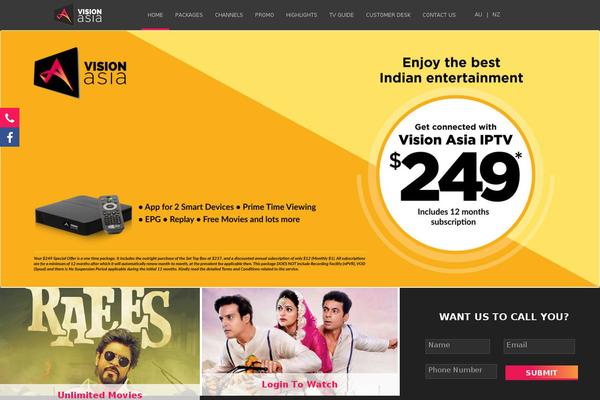 Phoenix Child theme site design template sample
