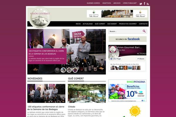 VG theme site design template sample