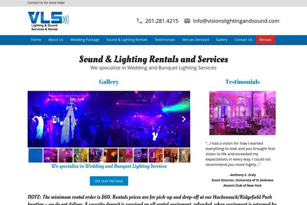 PureVISION theme site design template sample