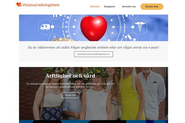 Raise-charity theme site design template sample