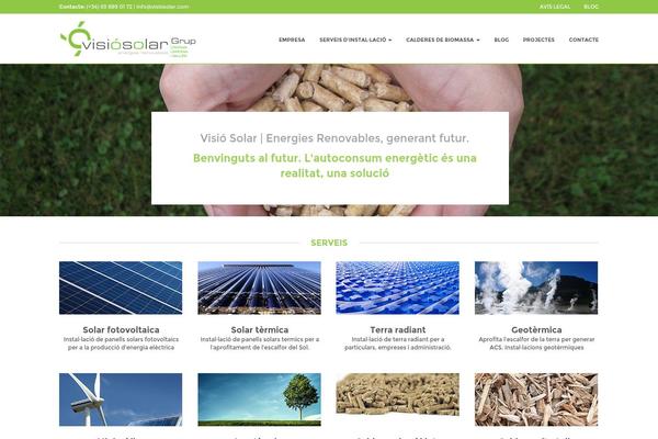 Strata theme site design template sample