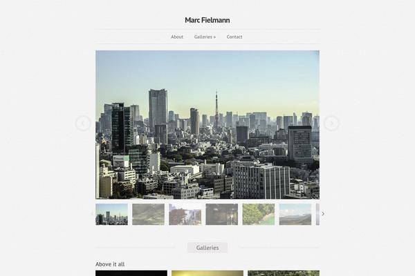 Photonote theme site design template sample