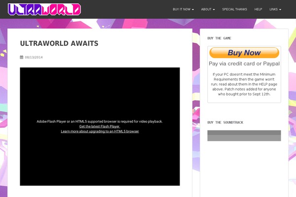visit-ultraworld.com site used Builder-madison