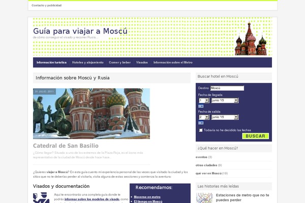 visitamoscu.com site used Volt-magazine-editorial-wordpress-theme