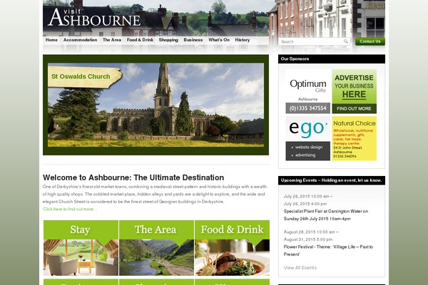 Ego theme site design template sample