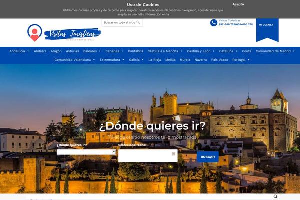 Site using Google Analytics y la ley de Cookies plugin