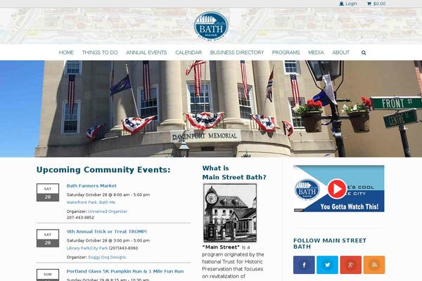 Glacial theme site design template sample