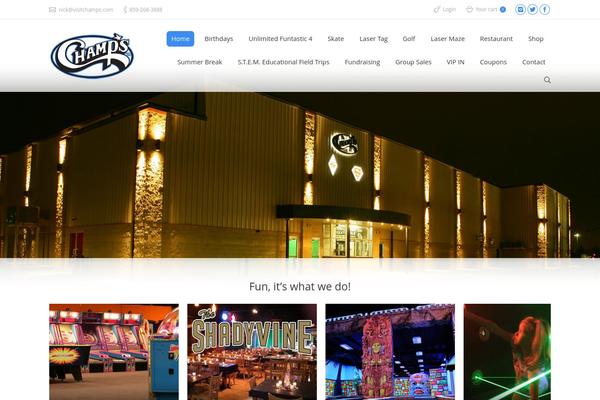 The7 theme site design template sample