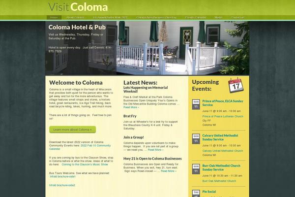 Site using jQuery Colorbox plugin
