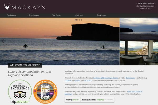 visitdurness.com site used Mackay