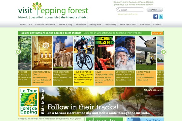 GeoPlaces theme site design template sample