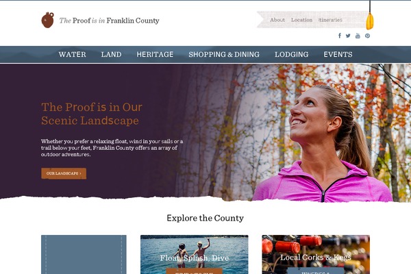 Proof theme site design template sample