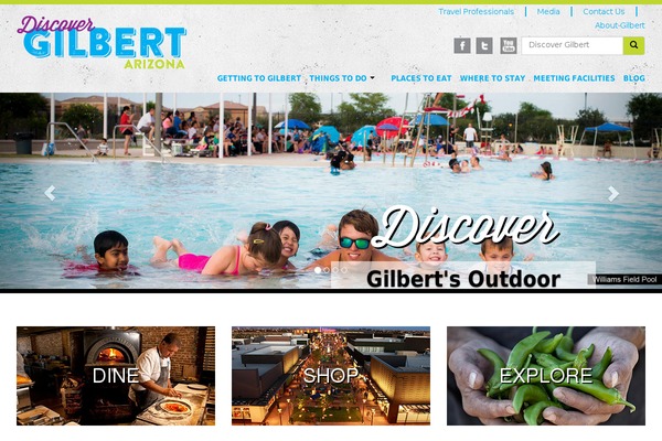 visitgilbertaz.com site used Aperture