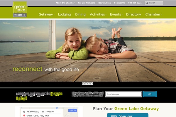 visitgreenlake.com site used Regalboilerplate