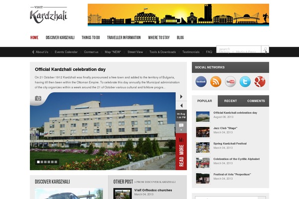 Next Magazine theme site design template sample