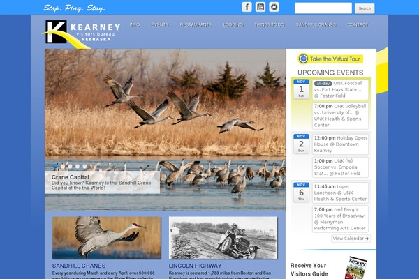 visitkearney.org site used Kvb