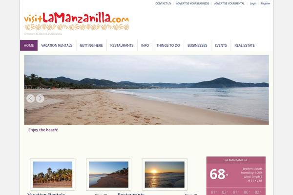 Mantra theme site design template sample