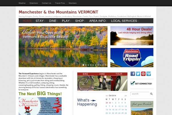 visitmanchestervt.com site used Memoir-lite