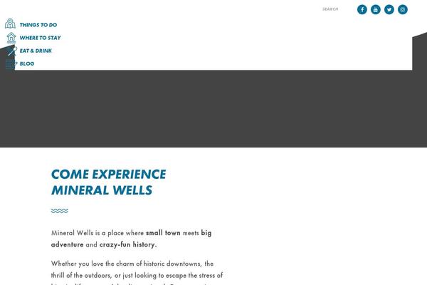 visitmineralwells.org site used FoundationPress