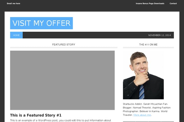 Metro Pro theme site design template sample
