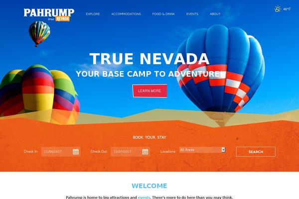 visitpahrump.com site used Pahrump