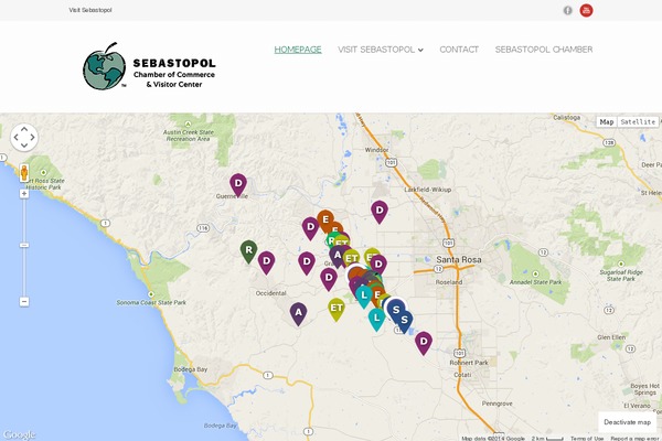 Directory theme site design template sample