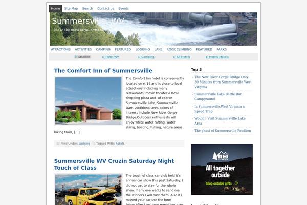 Prose theme site design template sample