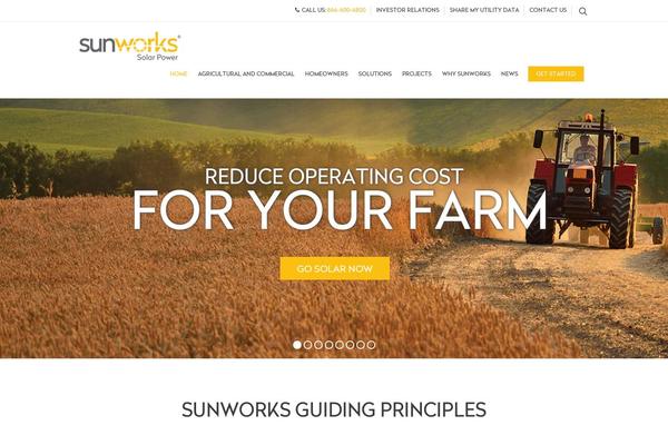 Salient theme site design template sample